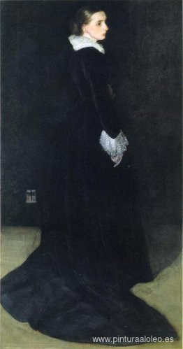 Arreglo en negro, nº 2 Retrato de la señora Louis Huth