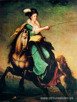 Retrato equestre de Carlota Joaquina de España