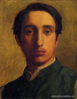 Degas con una chaqueta verde