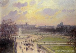 El Bassin des Tuileries, tarde