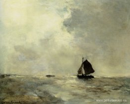 Velero en mares agitados