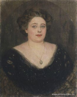 Retrato de M. Velichkina, de soltera baronesa von Klodt Yurgensb