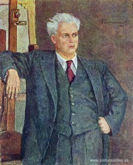 Retrato del director de cine Alexander Petrovich Dovzhenko