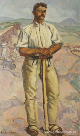 Trituradora de piedra (Retrato de un campesino)