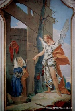 La aparición del ángel ante Sara.