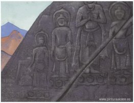 Relieve en roca de Buda