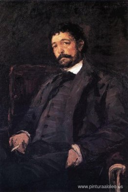 Retrato del cantante italiano Angelo Masini