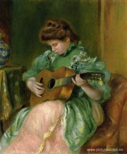 mujer con guitarra