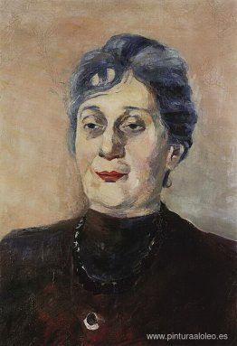 Retrato de la poeta Anna Ajmátova