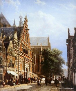 Vleeschhal y Grote Kerk en Haarlem