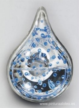 Gota de aguaya y aredobas azules