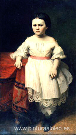 El retrato de la hija de Nikolai Petrovitsch Semjonovs