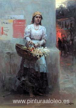 niña de las flores