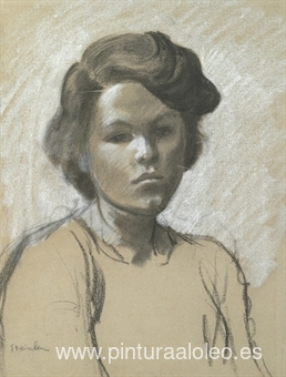 Retrato de Colette, la hija del artista.